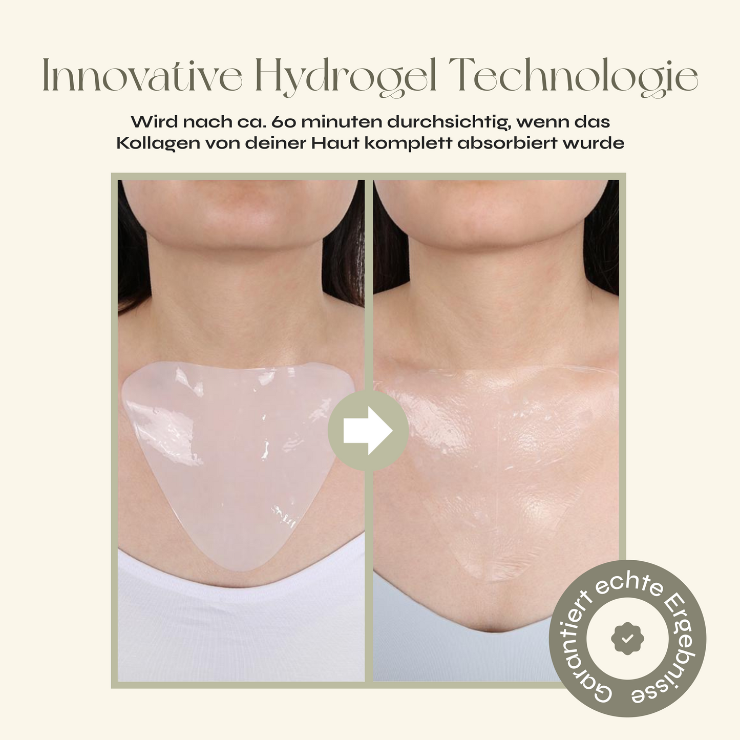 Dekolleté Kollagen Boosting Maske