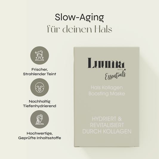 Hals Kollagen Boosting Maske