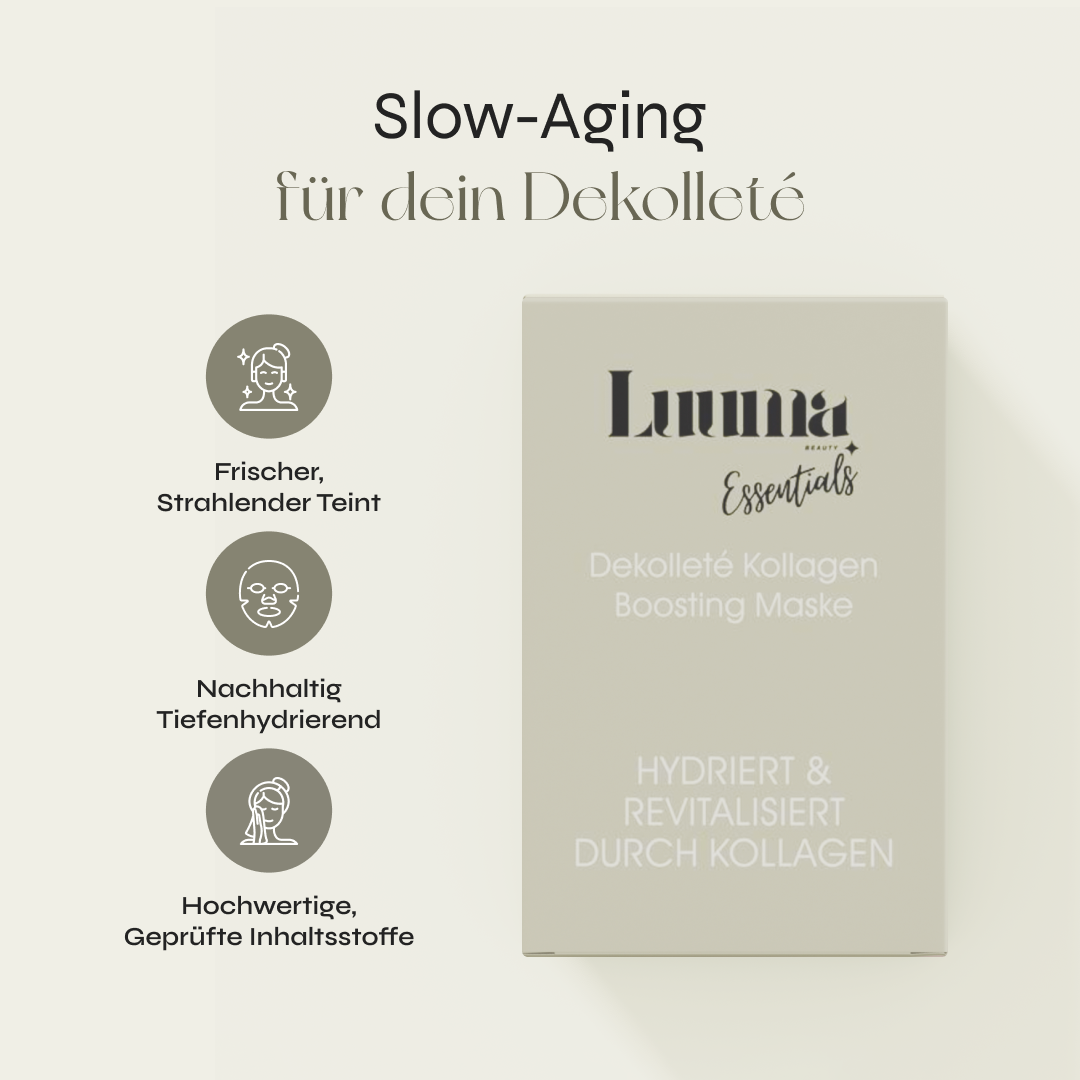 Dekolleté Kollagen Boosting Maske