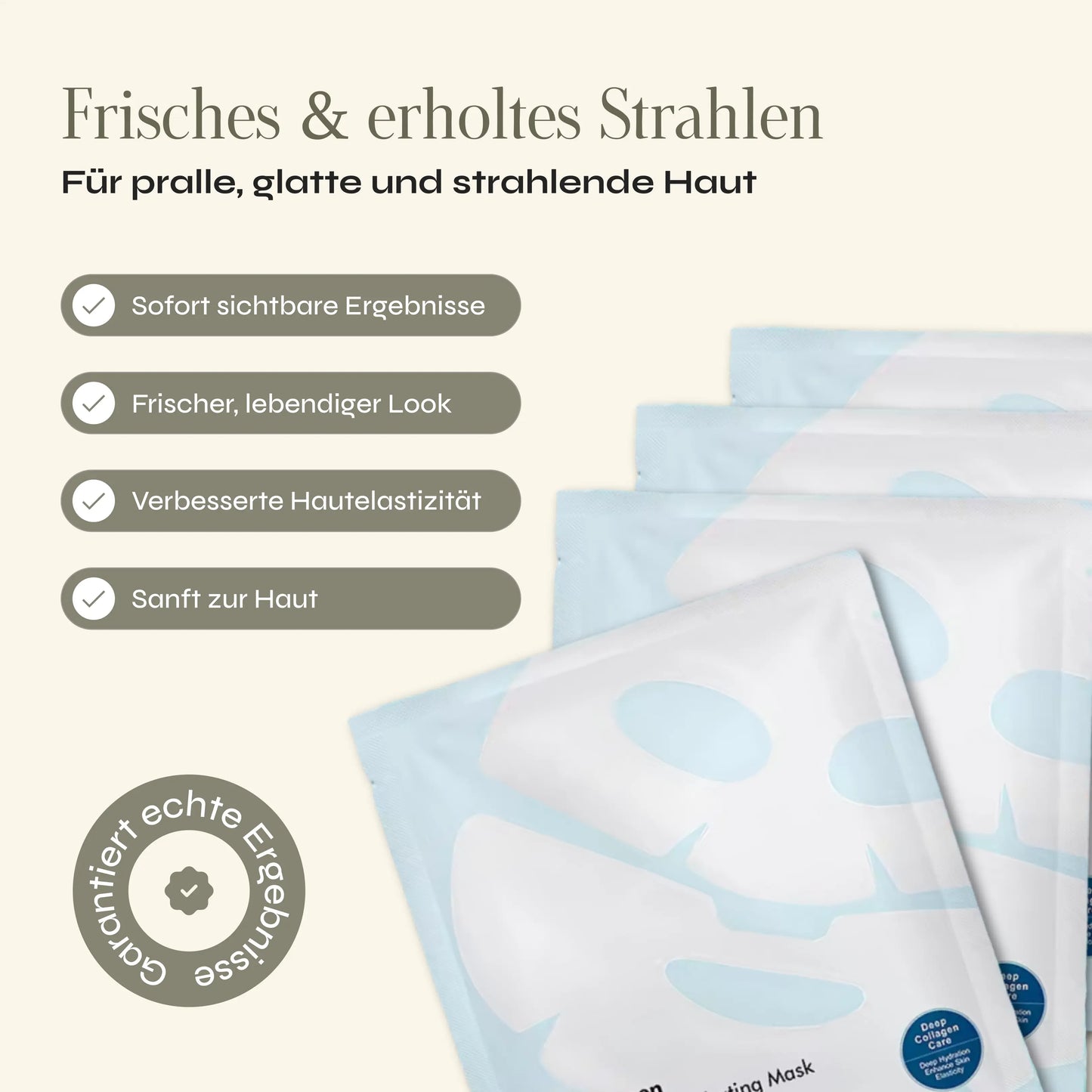 Hyaluron Maske (4 Stück)