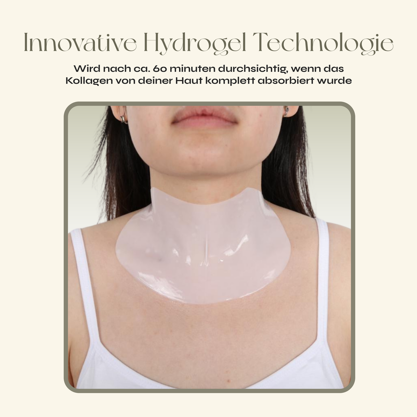 Hals Kollagen Maske
