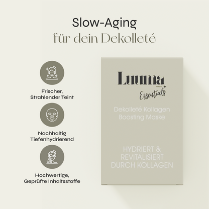 Dekolleté Kollagen Boosting Maske