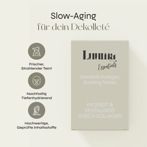 Dekolleté Kollagen Boosting Maske