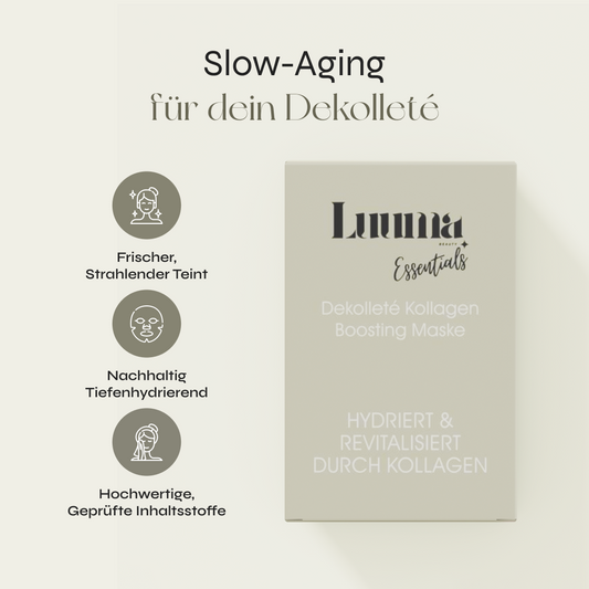 Dekolleté Kollagen Boosting Maske