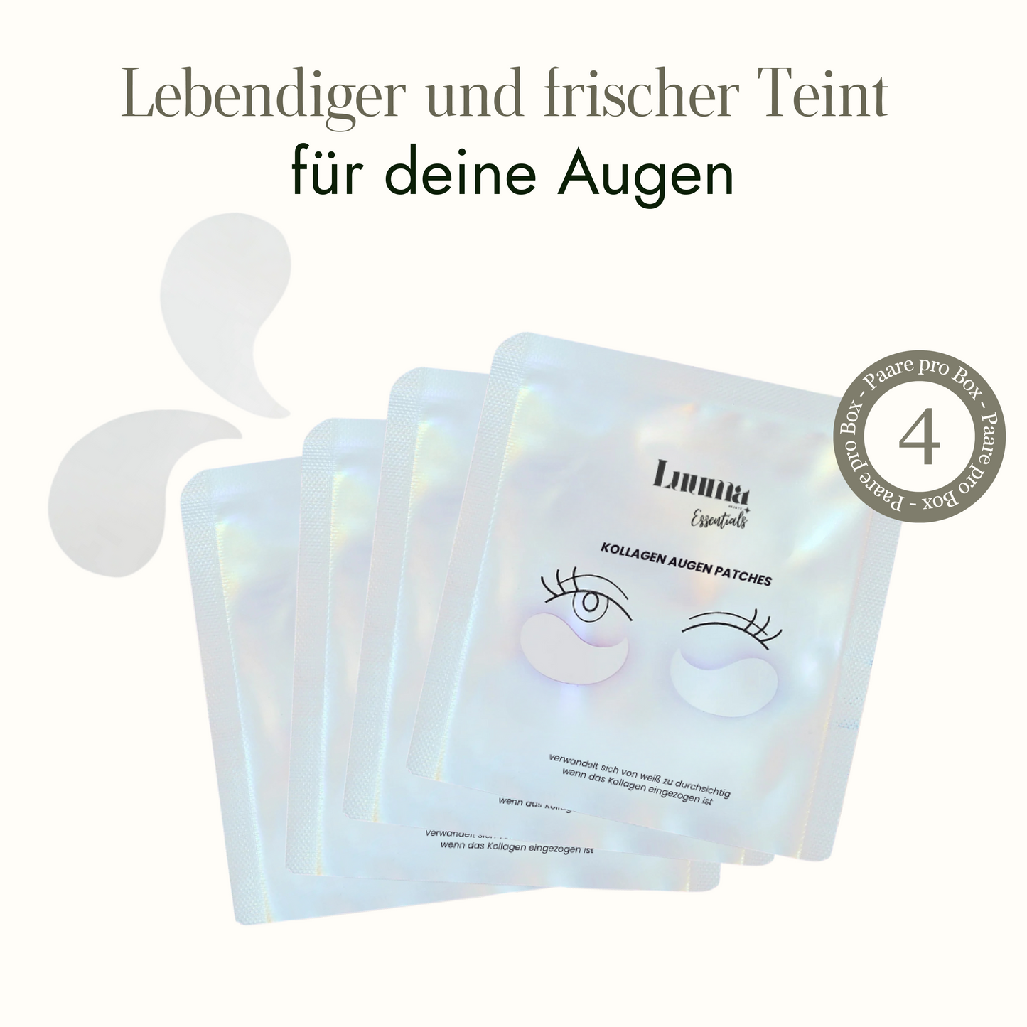 Kollagen Augen Patches (4 Paare)
